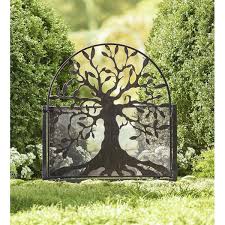 Garden Entrance Accent Metal Gate Tree
