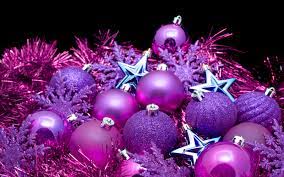 Purple Christmas Decorations HD ...