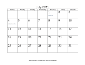 Ready to print, this calendar is absolutely free. Printable 2021 Calendars