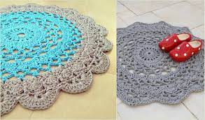 gigant doily rug free crochet pattern