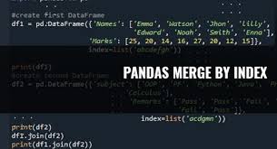 pandas merge by index