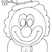 Clown aus tonpapier selber basteln (fensterbild oder mobile aus druckt sie euch einfach aus und malt oder schreibt drauf los. Malvorlage Clown Gesicht Coloring And Malvorlagan