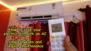 how to save on electric bill with an ac