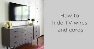 How To Hide Tv Wires And Cords Guest