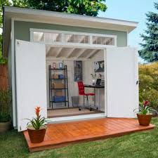 This storage shed is faster and easier to assemble then the previous rubbermaid 7x7 model, and only requires 1 person to build. Costco Aston Shed Tiny House Blog