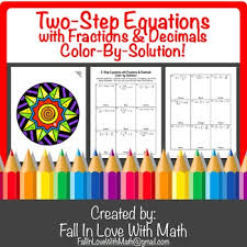 2 Step Equations With Fractions