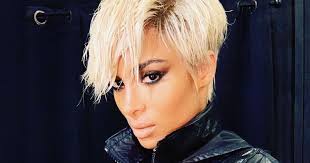 Second of all no black woman should ever have blonde hair. Ciara S Short Blond Hair In Set Music Video Popsugar Beauty