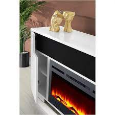 Haley 76 Tv Console Fireplace W Logs