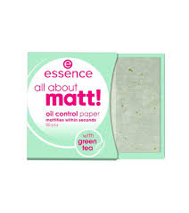essence mattifying papers all