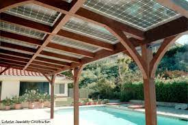 Solar Patio Cover Mediterranean