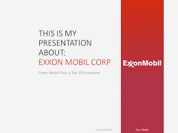 Exxonmobil Powerpoint Template Presentationgo Com
