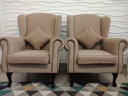 arm chair single sofa fabric sofa wing
