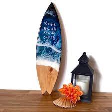 Inspirational Quote Surfboard Wall Art