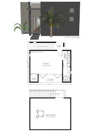 guest house plan modern studio