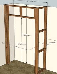 Wardrobe With Timber And Dry Wall