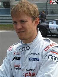 Mattias Ekström steht beim DTM Auftaktrennen am Hockenheim auf der ...