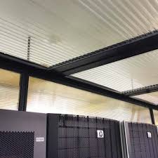 thermal drop ceiling panel aisle