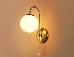 Eglantine Elegant Ball Glass Wall Lamp