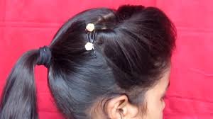 Barrettes or braid/loc hair cuff clips (optional). Side Puff With Ponytail Hairstyle Small Girl Hairstyle Youtube