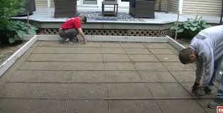 Pouring A Small Concrete Slab