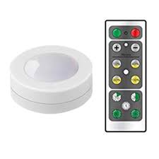 1pc Small Night Light Wireless Led Puck Lights Closet Lights Battery Powered With Remote Controller Kitchen Under Cabinet Light Led Night Lights Aliexpress