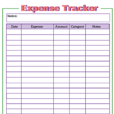 Cute Free Printable Expense Tracker To Add To Your Budget Binder