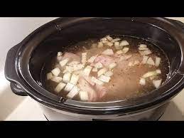 pig feet in the slow cooker these were