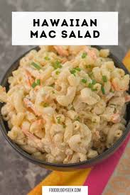 This is a super ono hawaiian macaroni salad recipe. Hawaiian Macaroni Salad Plate Lunch Mac Salad Foodology Geek