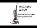 kirby sentria carpet shooer system