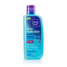clean clear acne triple clear bubble