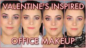 valentine s inspired work makeup what