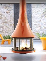 An Elegant Metal Fireplace For Your