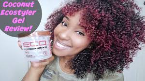 I luv eco styler gel with aragon oil. Coconut Eco Styler Gel Review And Demo Natural Hair Youtube