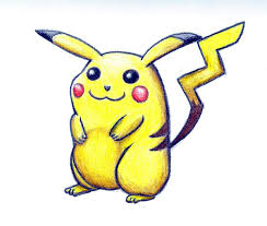 pikachu drawing chubby gameboy style