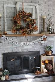 Fall Mantel With Copper Accents Sinkology