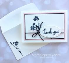Simple Saturday Thank You Note Card Times Eleven Stampin