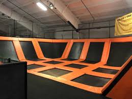 A Ropes Course And Trampoline Park In