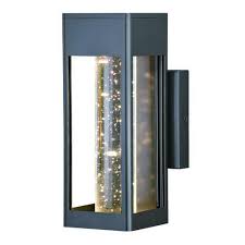 Rubbed Bronze Outdoor Wall Light Motion