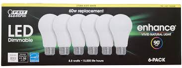 Ask siri to change the color, dim your lights, turn on or off. Feit Electric Led 60w Replacement Soft White 6 Count Buy Online In Cambodia At Cambodia Desertcart Com Productid 67749666