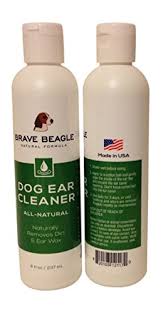 If your dog isn't a willing participant in the ear cleaning, use a cotton ball to clean out the goop. Brave Beagle Dog Ear Cleanser Help Prevent Infection And Maintain Otic Health With This Natural Ear Wash Cleaner Drops Solution Flush We Care For Your Canine Easy Care For Dogs