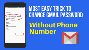 how to change gmail pword without