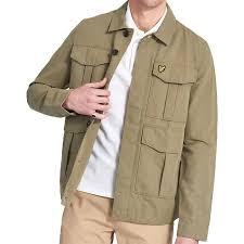 Lyle And Scott Mens Military Jacket