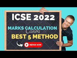 icse marks calculation method check