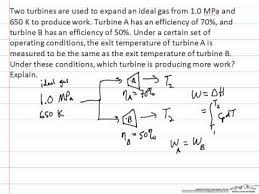 Work And Efficiency In Turbines Review