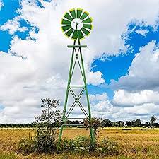 Luckwind 8ft Windmill Decor Outdoor