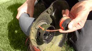 How to replace string trimmer edger line - YouTube