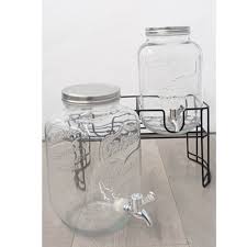 Double Transpa Jar Dispenser