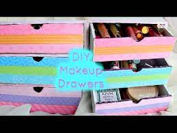 diy makeup drawers organizers you