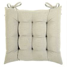 quality chair cushion pad off white
