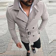 Trench Coat Overcoat Outerwear Fruugo Uk